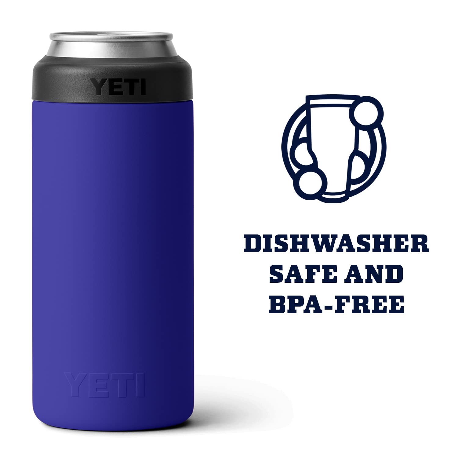 Foto 6 pulgar | Aislante Para Latas Yeti Rambler Colster Slim, 355 Ml, Azul Marino - Venta Internacional.