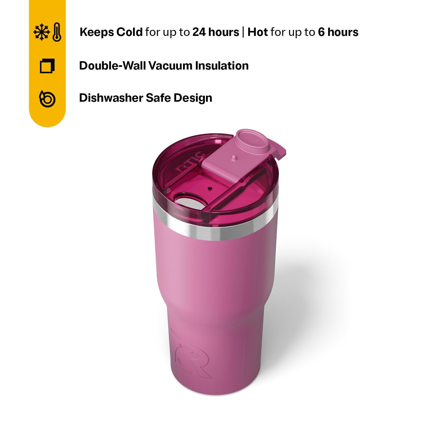 Foto 4 pulgar | Vaso Rtic Essential Aislamiento Acero Inoxidable 500 Ml Orquídea - Venta Internacional