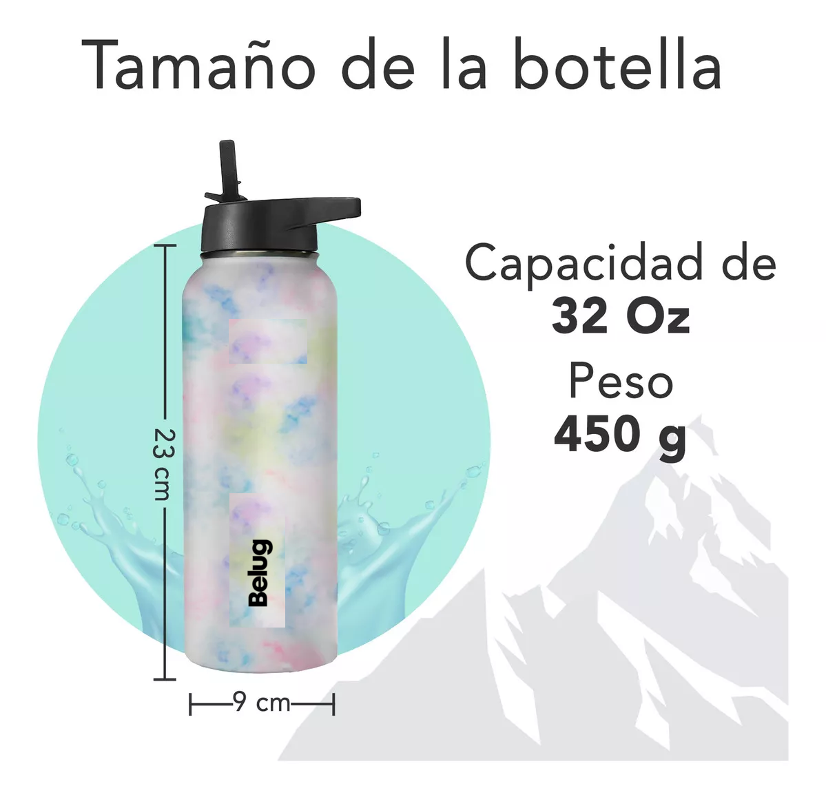 Foto 5 pulgar | Termo De Acero Inoxidable Botella Frio Caliente Café Té 32oz,belug Blanco Mármol