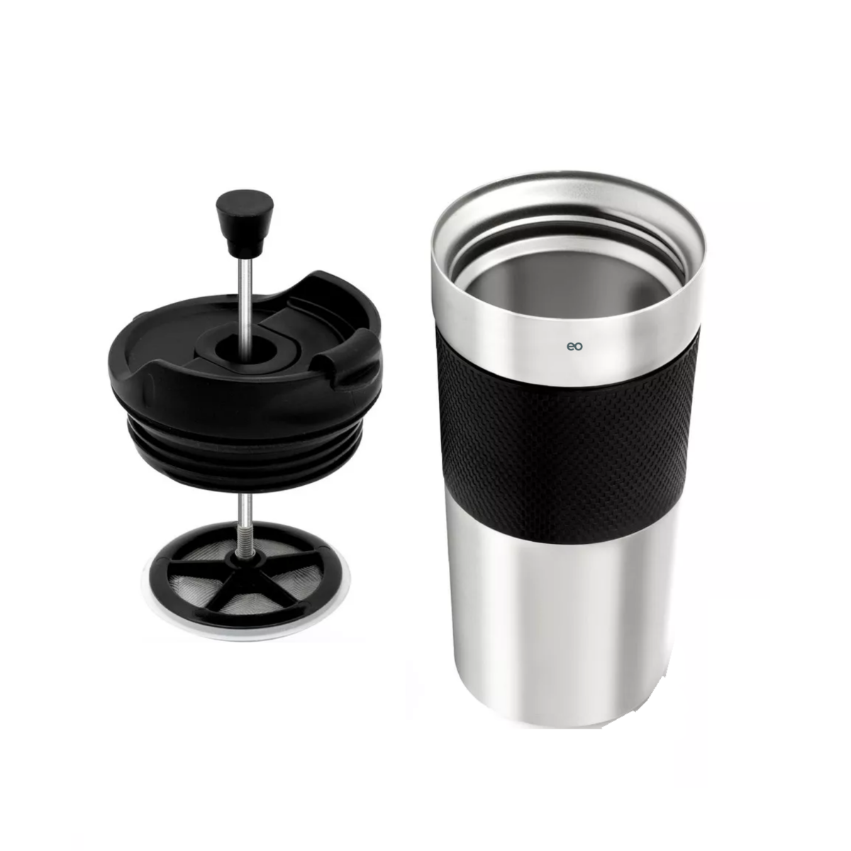 Foto 1 | Termo Para Café Con Prensa Francesa Integrada (350 M) Eo Safe Imports Esi-12687-1 Multicolor