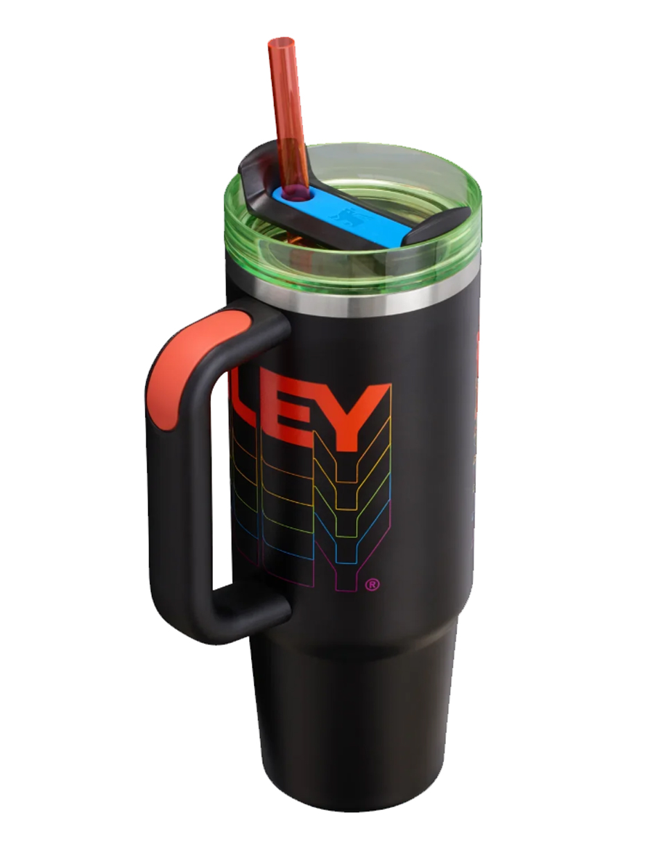 Foto 2 | Termo Stanley Quencher Con Popote 30 Oz Color Black Reverb