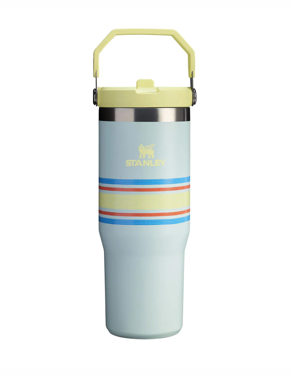 Foto 2 pulgar | Termo Iceflow Flip Straw Varsity 30oz Marca Stanley
