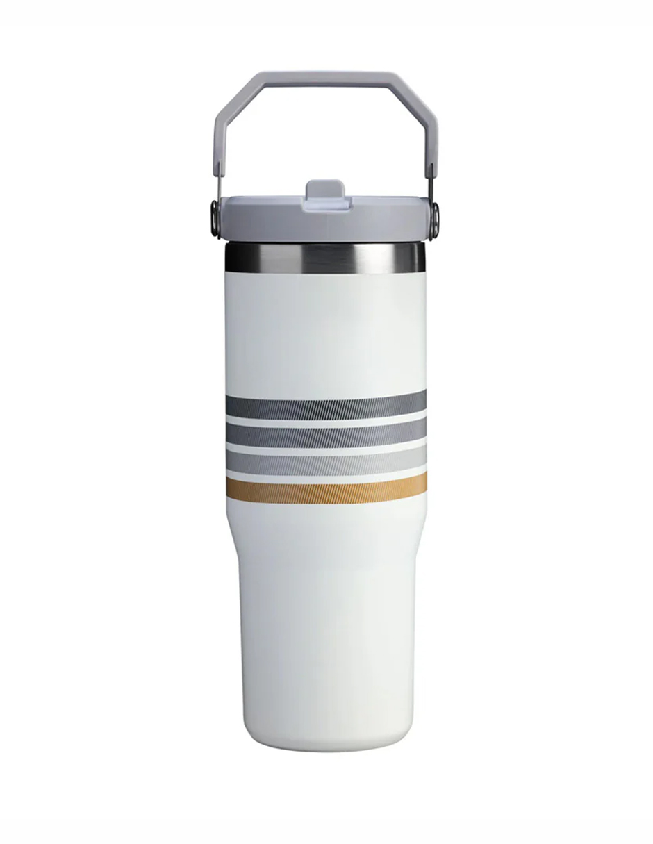Foto 3 pulgar | Termo Iceflow Flip Straw Varsity 30oz Marca Stanley