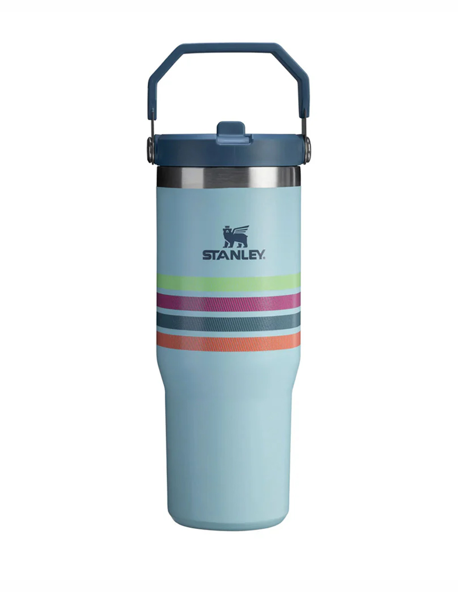 Foto 2 pulgar | Termo Iceflow Flip Straw Varsity 30oz Marca Stanley