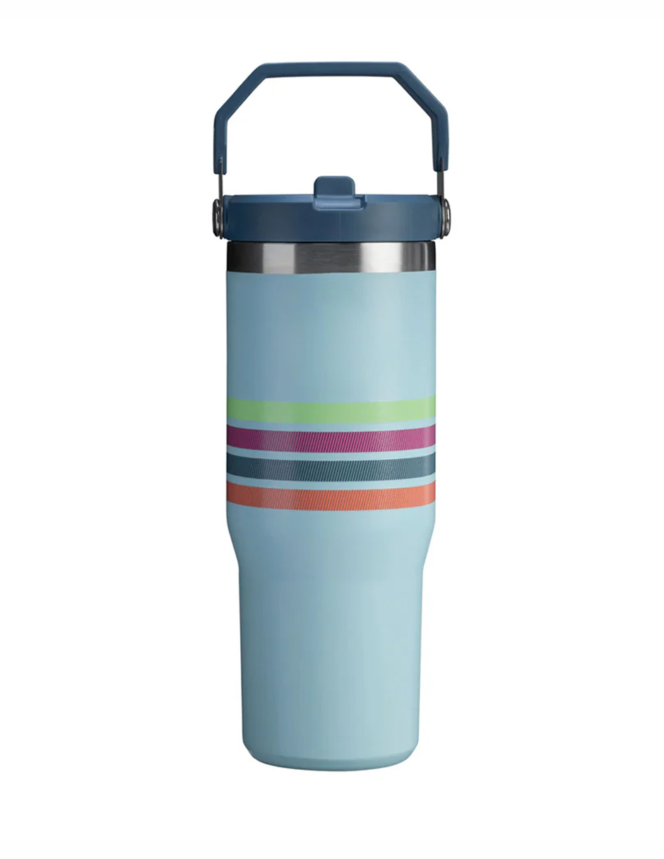 Foto 3 pulgar | Termo Iceflow Flip Straw Varsity 30oz Marca Stanley