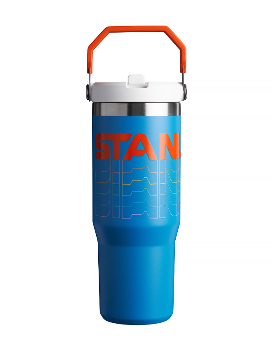 Foto 2 pulgar | Botella Termica Stanley Flip Straw887ml Color Azul