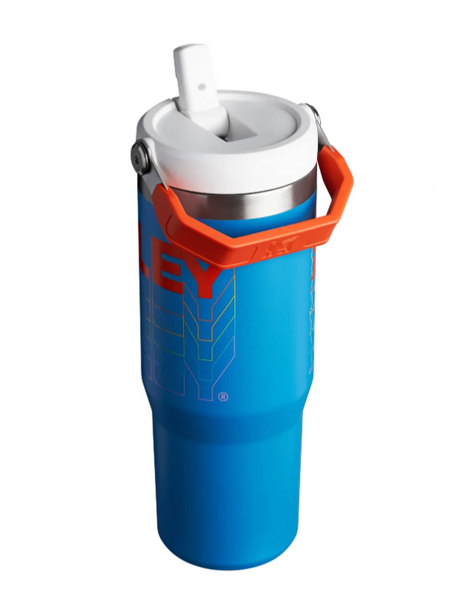 Foto 3 pulgar | Botella Termica Stanley Flip Straw887ml Color Azul