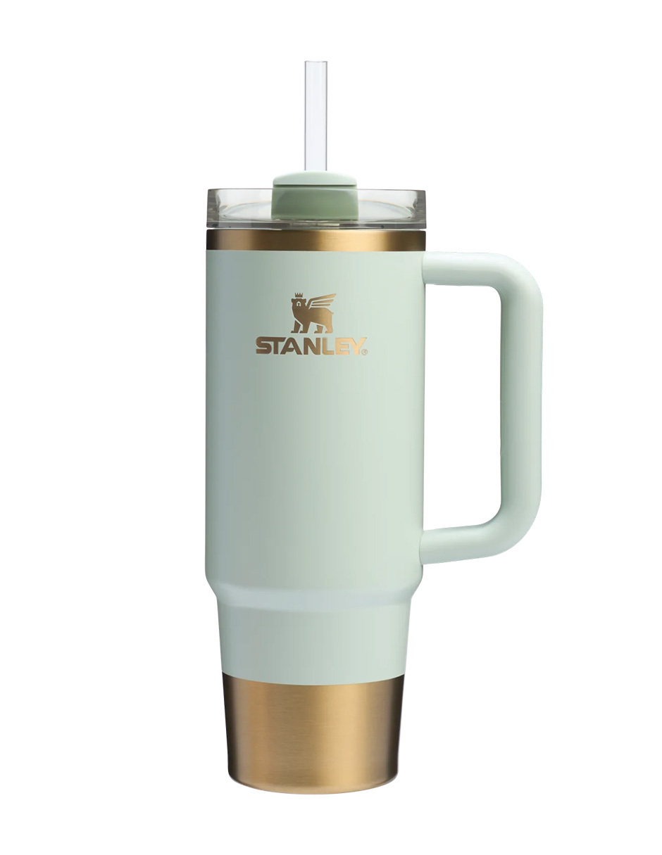 Foto 2 pulgar | Vaso Stanley Quencher H2.0 887 Ml Edición Limitada Gilded Celadon