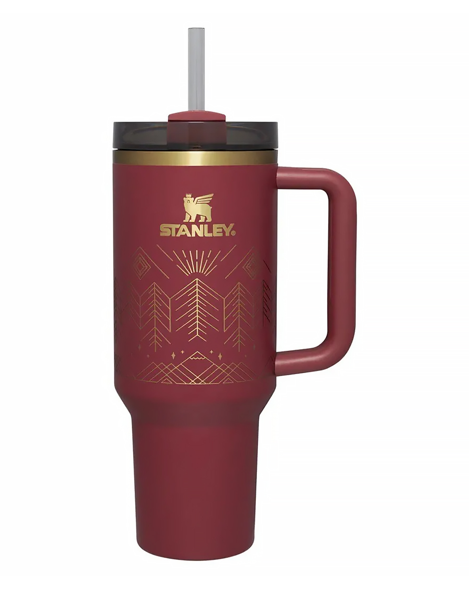 Foto 2 pulgar | 98277pt Termo Quencher 40oz Cool Serene Brshstrk Stanley Rojo