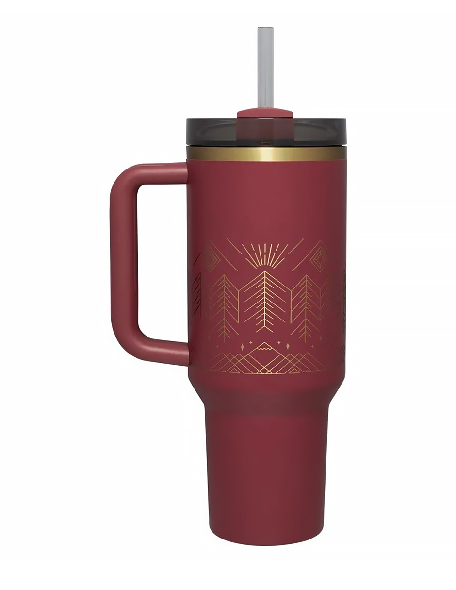 Foto 3 pulgar | 98277pt Termo Quencher 40oz Cool Serene Brshstrk Stanley Rojo