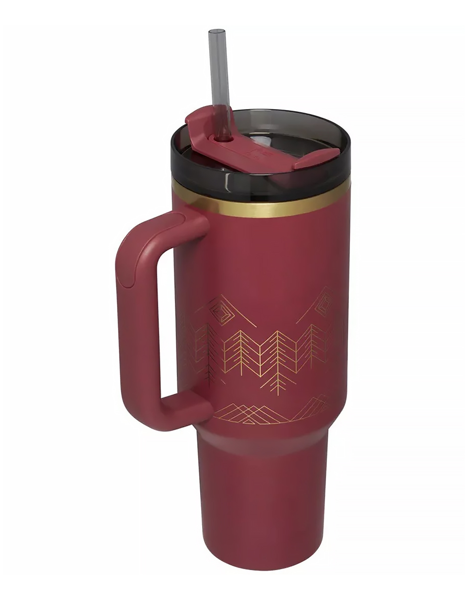 Foto 4 pulgar | 98277pt Termo Quencher 40oz Cool Serene Brshstrk Stanley Rojo