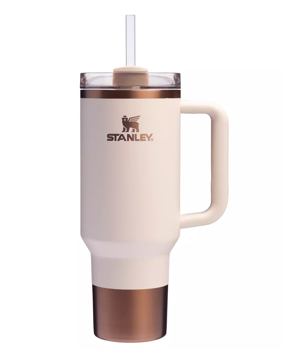 Foto 3 pulgar | Vaso Stanley Quencher H2.0 887 Ml Gilded Sugar