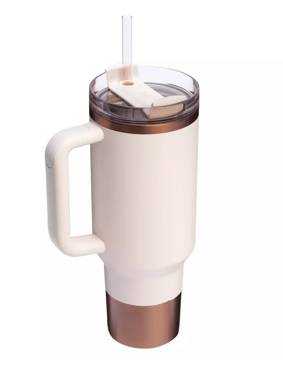 Foto 4 pulgar | Vaso Stanley Quencher H2.0 887 Ml Gilded Sugar