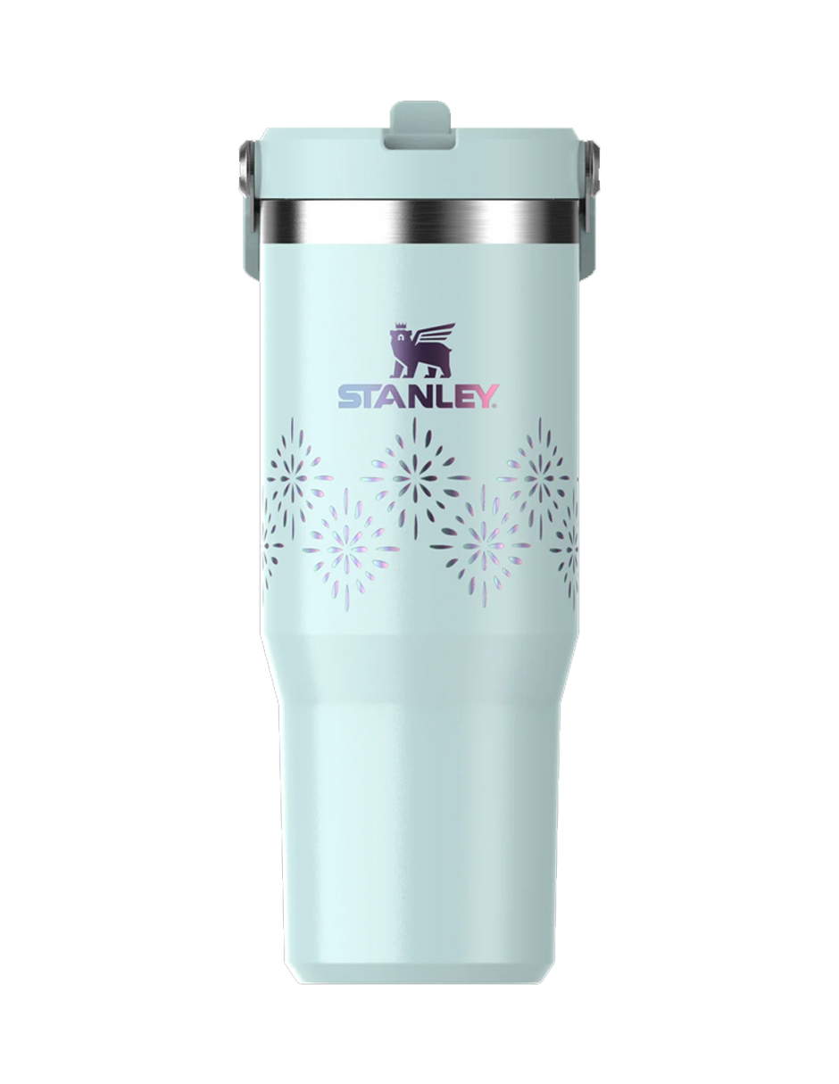 Foto 2 pulgar | Termo Iceflow Flip Straw 30oz Seaglass Gloss Stanley Celeste
