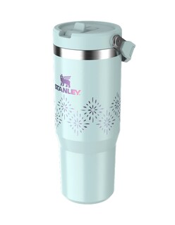 Foto 2 | Termo Iceflow Flip Straw 30oz Seaglass Gloss Stanley Celeste
