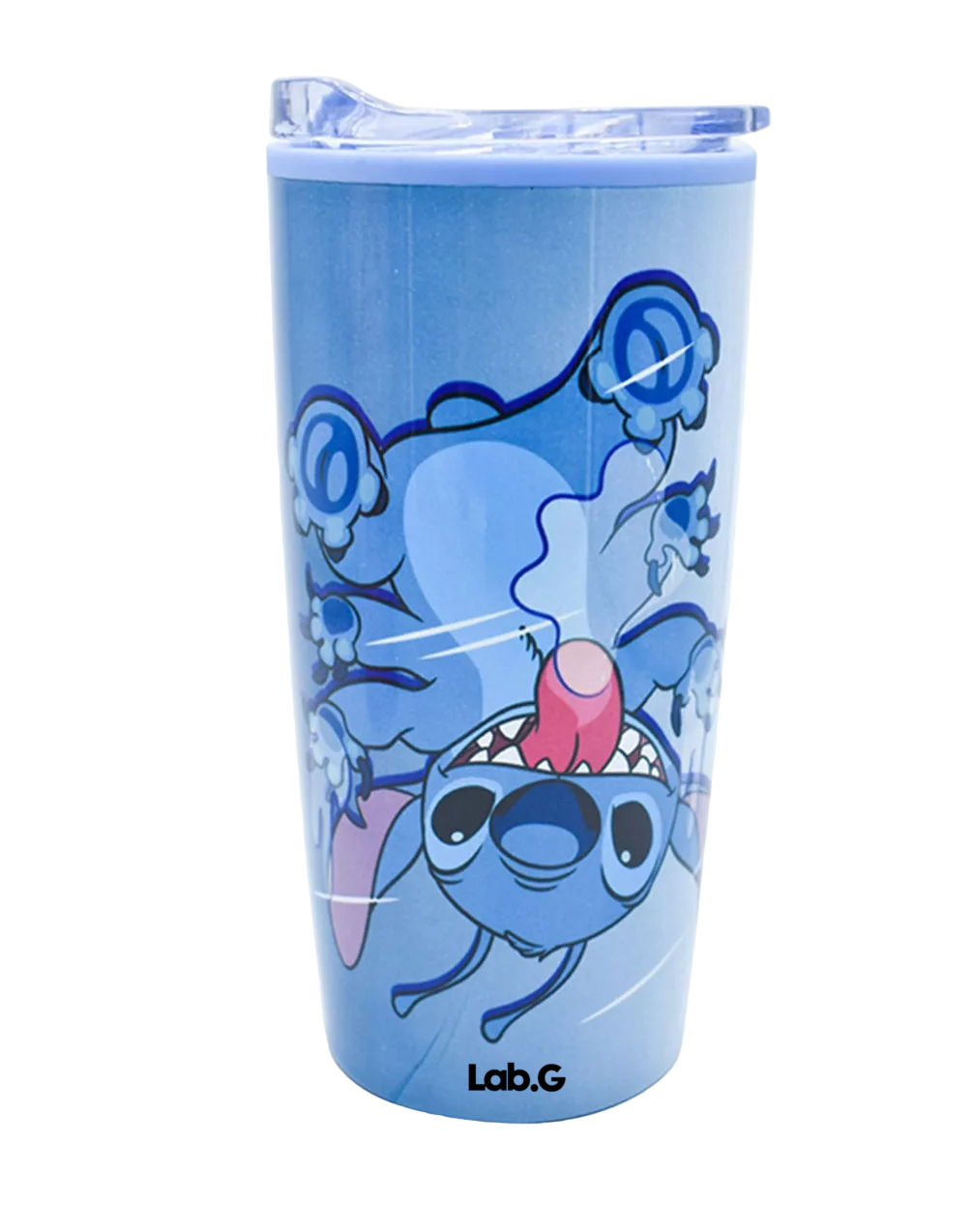 Termo Para Café 450 Ml Recipiente Stitch Color Azul