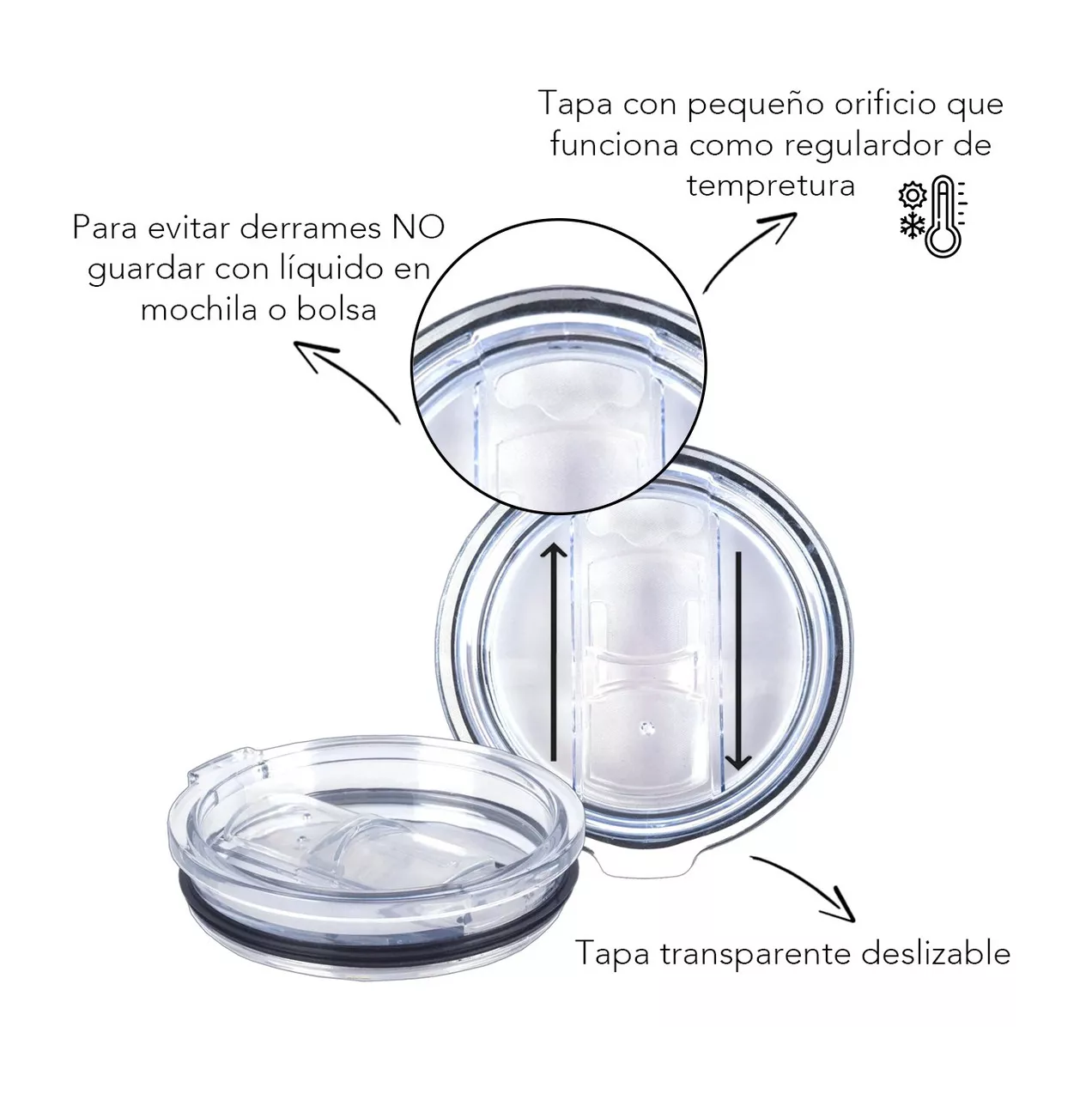 Foto 4 pulgar | Termo Para Café 450 Ml Recipiente Stitch Color Azul