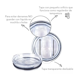 Foto 3 | Termo Para Café 450 Ml Recipiente Stitch Color Azul