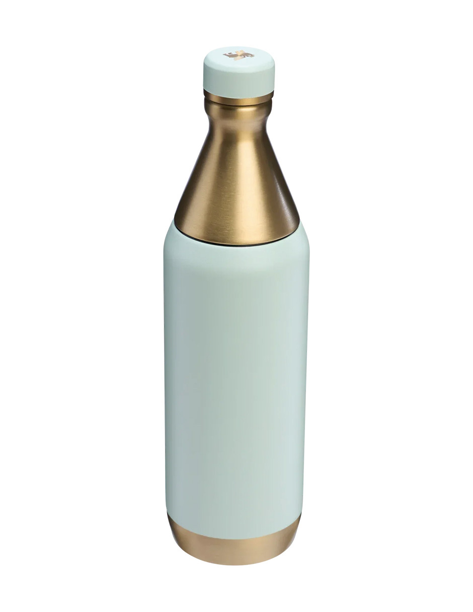 Foto 3 pulgar | Botella Stanley All Day Slim Celadon Gold 20oz