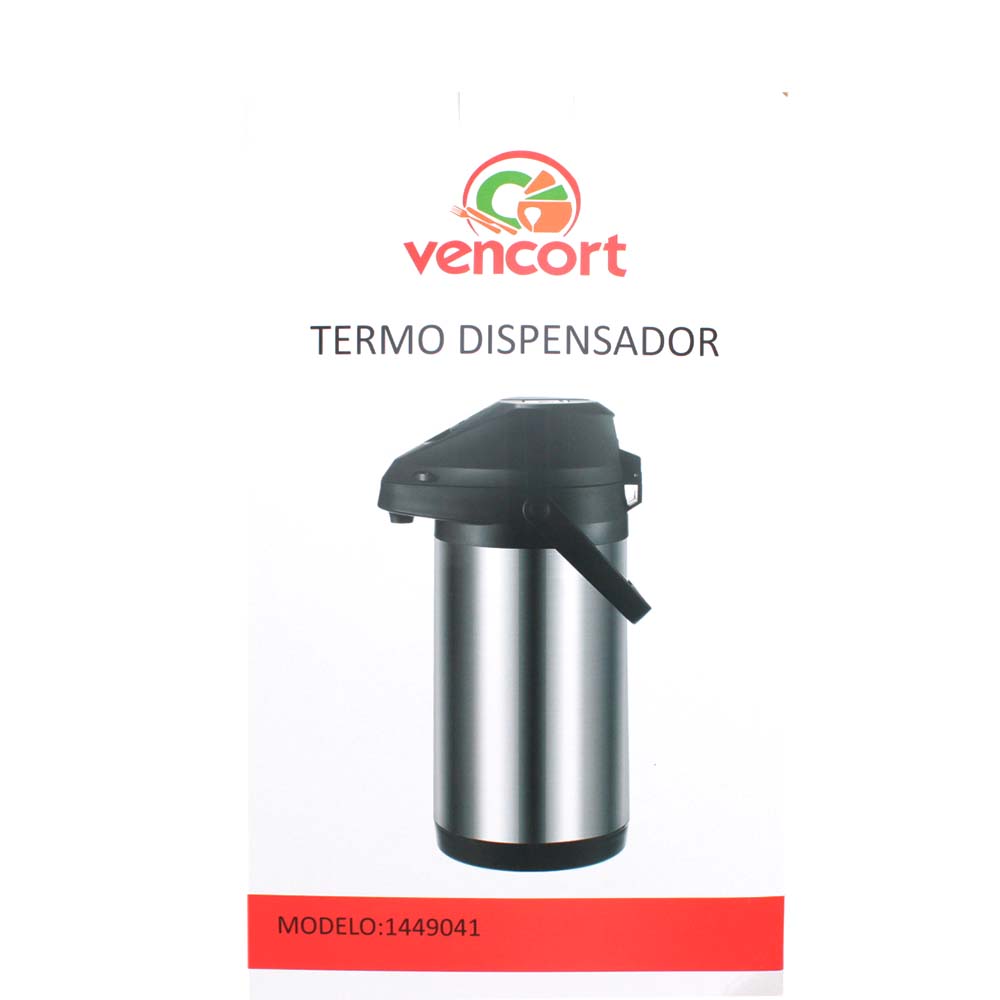 Foto 5 pulgar | Termo Dispensador De Café Vencort Acero Inoxidable 3 Litros