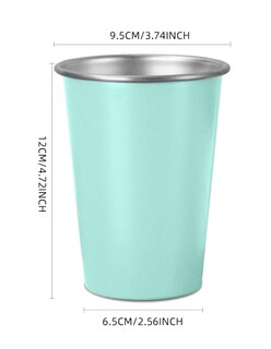 Foto 4 | Vasos De Acero Inoxidable 6 Pack Multicolor + Termo Güish Gratis