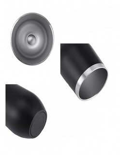 Foto 6 | Vaso Térmo De Acero Inoxidable Negro + Termo Güish Grats