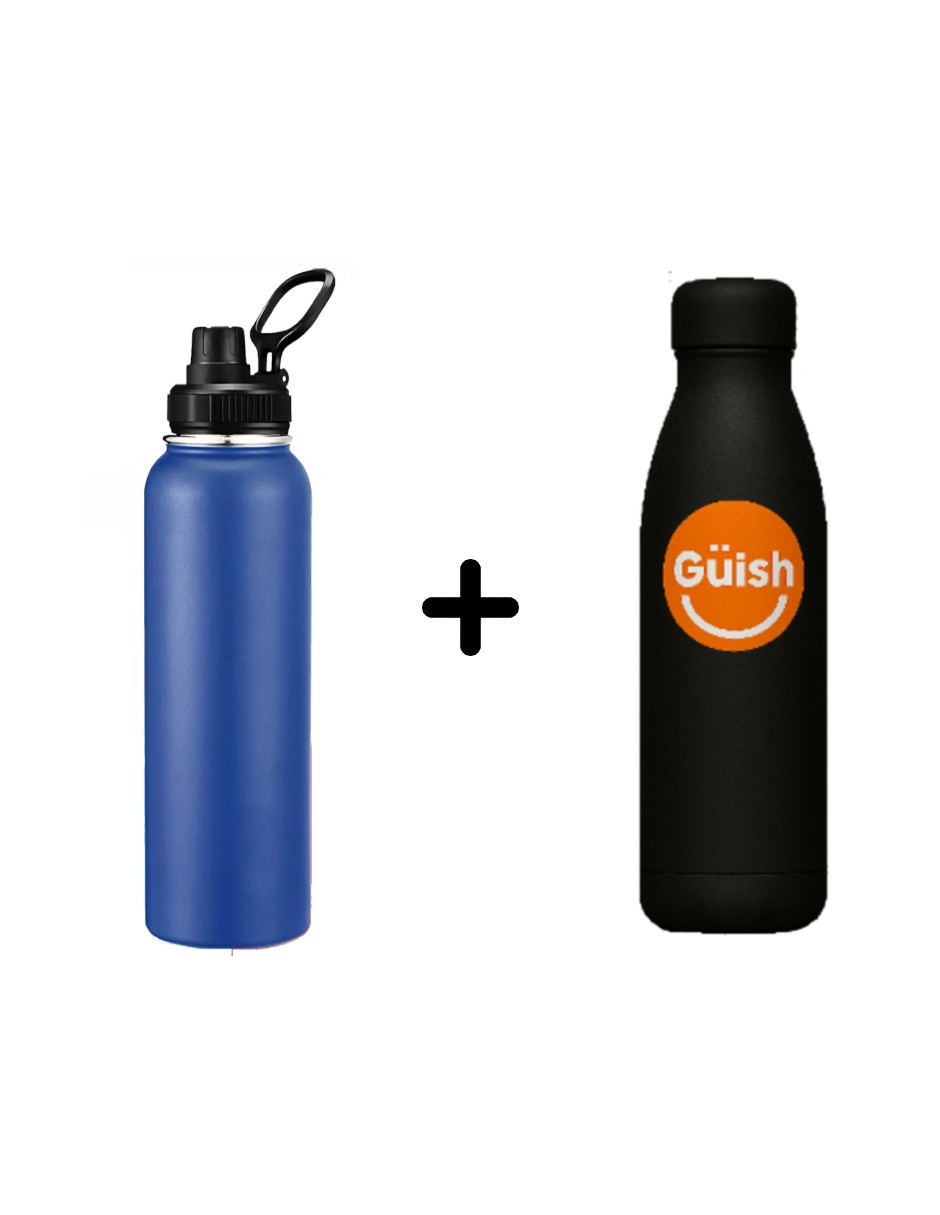 Termo Vaso Acero Inoxidable + Termo Güish Gratis