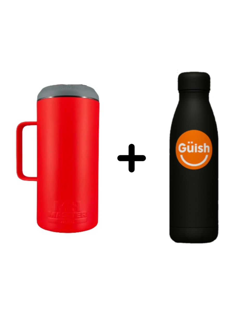 Foto 1 | Porta Caguama Master Holder Portacaguamon+termo De Agua De Regalo Güish