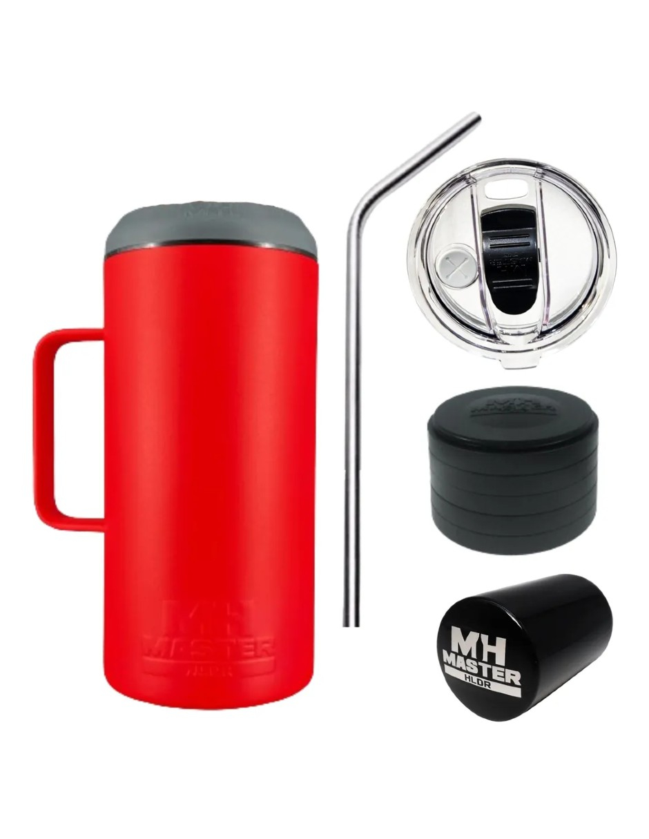 Foto 3 pulgar | Porta Caguama Master Holder Portacaguamon+termo De Agua De Regalo Güish