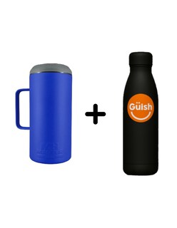 Foto 1 | Porta Caguama Master Holder Portacaguamon Azúl Marino+termo De Agua De Regalo Güish