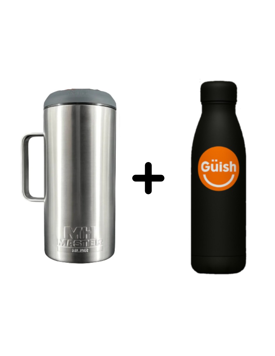 Foto 2 pulgar | Porta Caguama Master Holder Portacaguamon+ Termo De Agua De Regalo Güish
