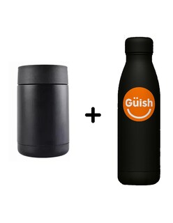 Foto 1 | 3 En 1 Porta Latas Térmicos Termo Cerveza Acero Inoxidable+regalo Termo De Agua Güish