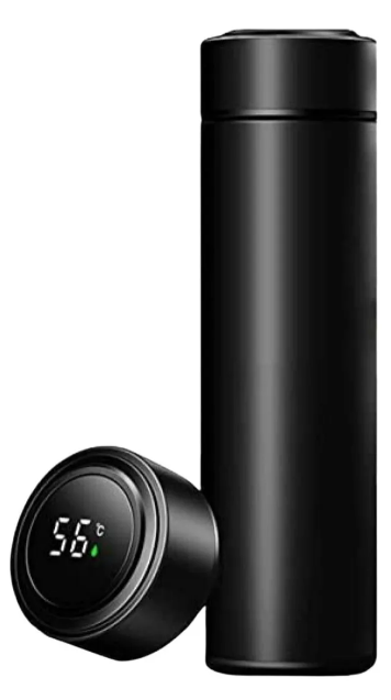 Foto 1 | Termo Xtellar Digital De Acero Inoxidable Con Termómetro Led De 500 Ml, Color Negro