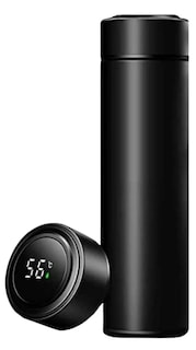 Foto 1 | Termo Xtellar Digital De Acero Inoxidable Con Termómetro Led De 500 Ml, Color Negro