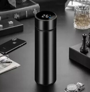 Foto 2 | Termo Xtellar Digital De Acero Inoxidable Con Termómetro Led De 500 Ml, Color Negro