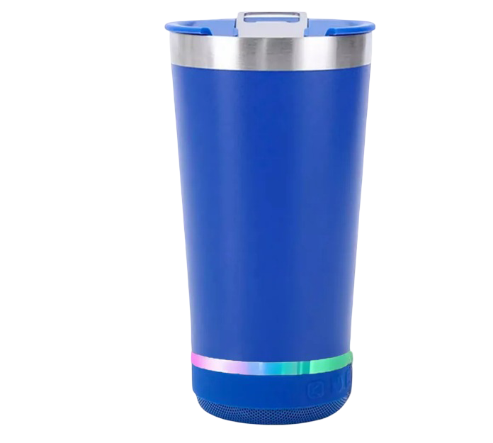 Foto 2 pulgar | Termo Xtellar Para Bocina Portátil Inoxidable Con Tapa Termo Azul