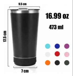 Foto 2 | Termo Xtellar Para Bocina Portátil Inoxidable Con Tapa Termo Azul