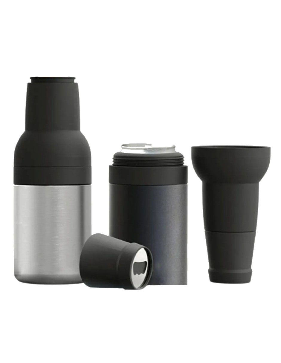 Foto 4 pulgar | Porta Latas Térmicos 3 En 1 + Termo Güish