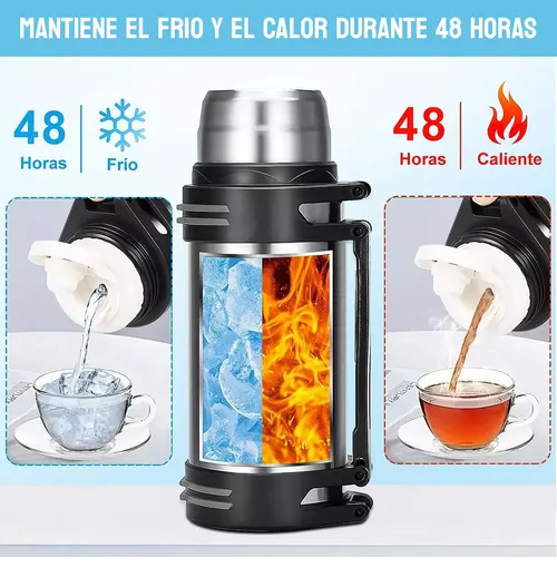 Foto 4 pulgar | Termos Xtellar De Acero Inoxidable Camping Para Café Y Agua 2.5l