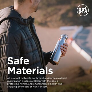 Foto 6 | Tapa De Botella Klean Kanteen, Tapa De Bambú, Acero Inoxidable Cepillado - Venta Internacional.
