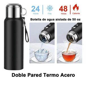 Foto 3 | Botella Xtellar Térmica Doble Pared Termo Fría/caliente Acero 1500ml