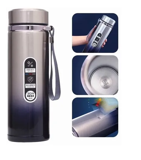 Foto 2 pulgar | Termo Xtellar De Acero Inoxidable Para Café Y Té 500 Ml Color Azul Con Plata