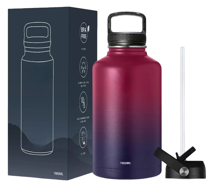 Foto 1 | Termo Xtellar Vaso-botella Acero Inoxidable Con Fría/caliente 64 Oz