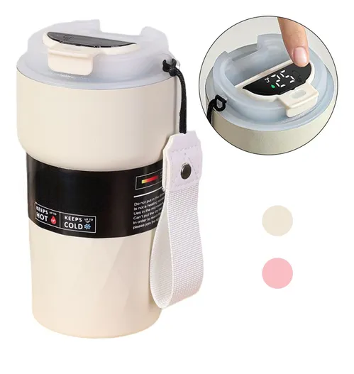 Foto 1 | Taza Xtellar Térmica Portátil Con Indicador De Temperatura 510ml