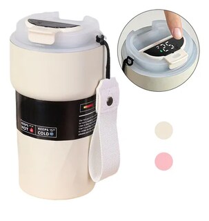 Foto 1 | Taza Xtellar Térmica Portátil Con Indicador De Temperatura 510ml
