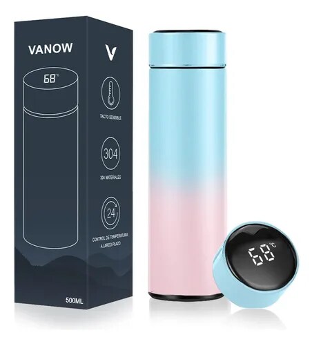 Termo Xtellar Digital Inteligente De Acero Inoxidable 500ml $549
