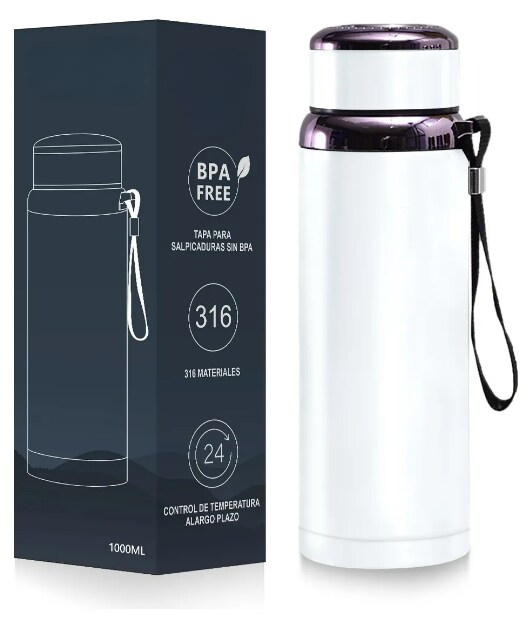 Termo Xtellar De Acero Inoxidable Aislado Al Vacío 1000ml $549