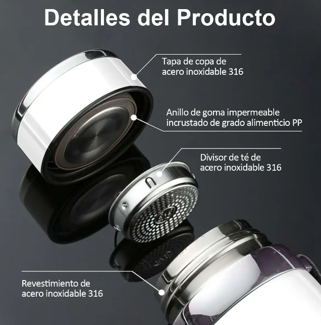 Foto 4 pulgar | Termo Xtellar De Acero Inoxidable Aislado Al Vacío 1000ml