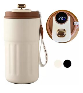 Foto 1 | Taza Xtellar Térmica Portátil Con Indicador De Temperatura 450ml