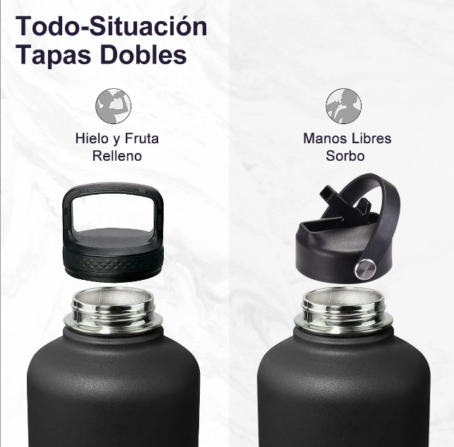 Foto 5 pulgar | Termo Xtellar Vaso-botella Acero Inoxidable Con Fría/caliente 64 Oz